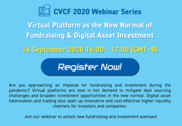Pre-CVCF Webinar Series - Virtual Platform as the New Normal of Fundraising & Digital Asset Investment
